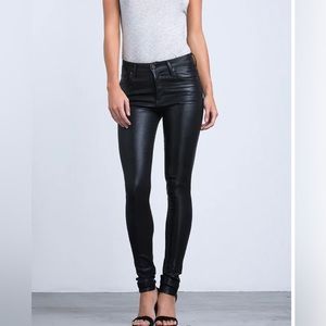 Citizens of Humanity Rocket Coated Skinny in Black